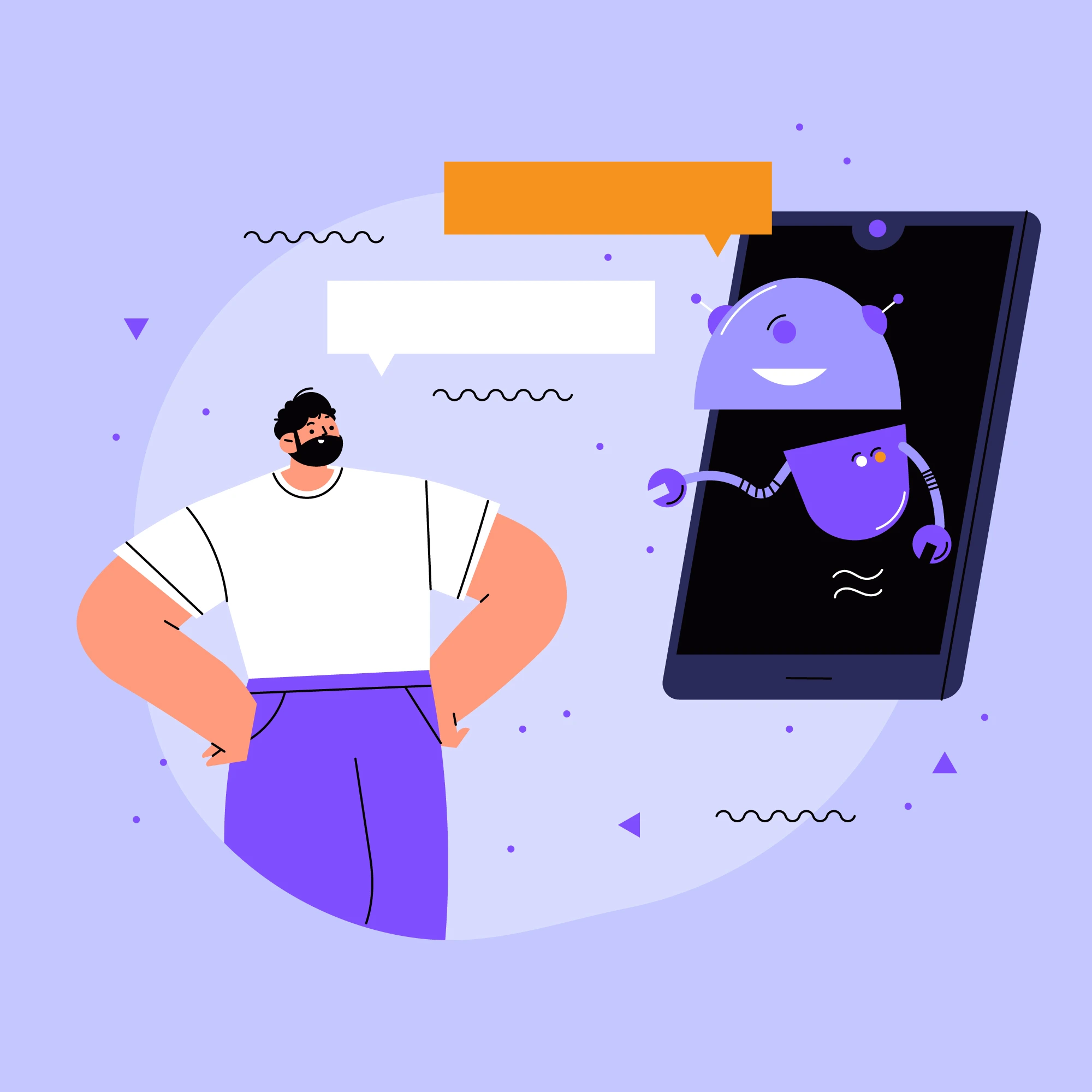 AI Workflow Illustration